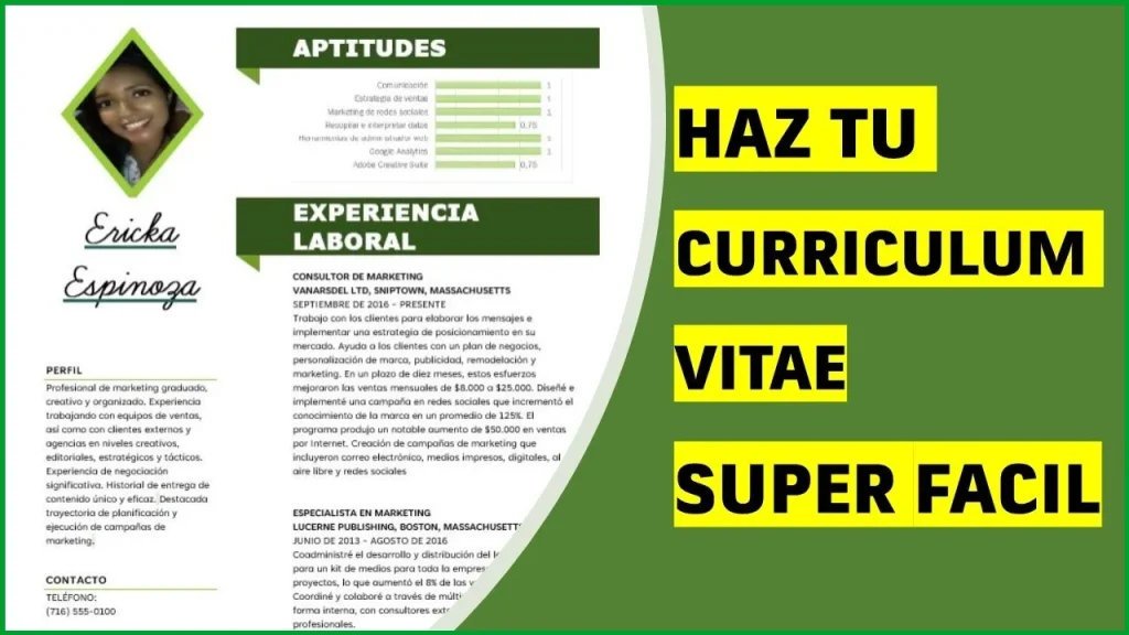 ¿Crea tu Currículum Vitae en formato de video - YouTube?